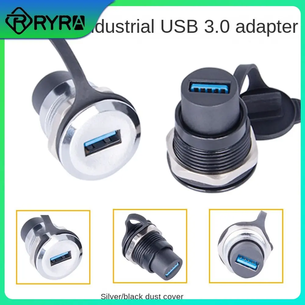 

Black Usb3.0 Module Usb 3.0 Female Connector High Quality Docking Socket Circular Fixed Panel Mounting Base Tools And Gadgets
