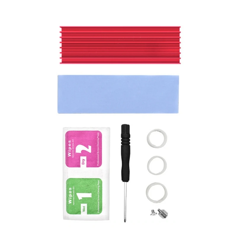 

Aluminum M.2 Hard Disk Heatsink Heat Dissipation Radiator Cooling Silicon Therma