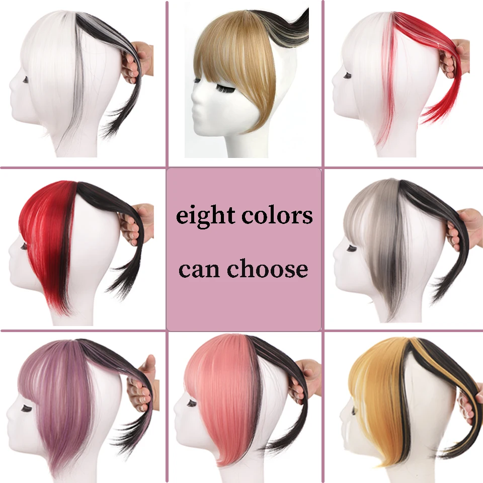 Синтетические накладные волосы SEEANO для наращивания волос красные розовые