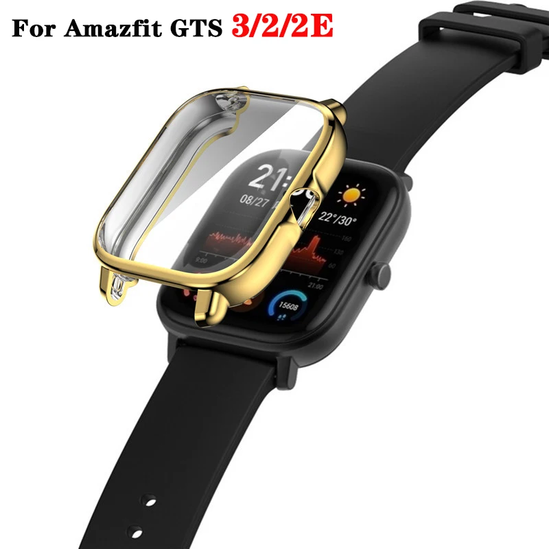 

Защитный чехол для экрана для Huami Amazfit GTS 3 2 2e, чехол с мягким покрытием из ТПУ, защитная рамка, бампер с защитой от царапин, аксессуары