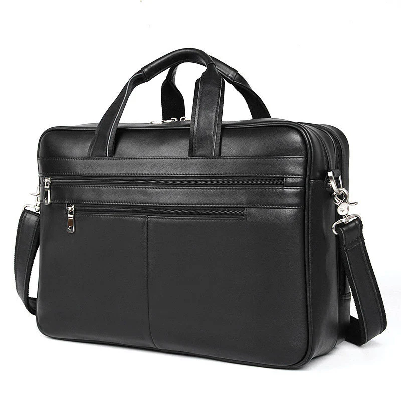 High Quality Leather Briefcase Bag For Man Travelling Business Bag Genuine Leather SuitCase Bag Man Commute Bag Big Capacity