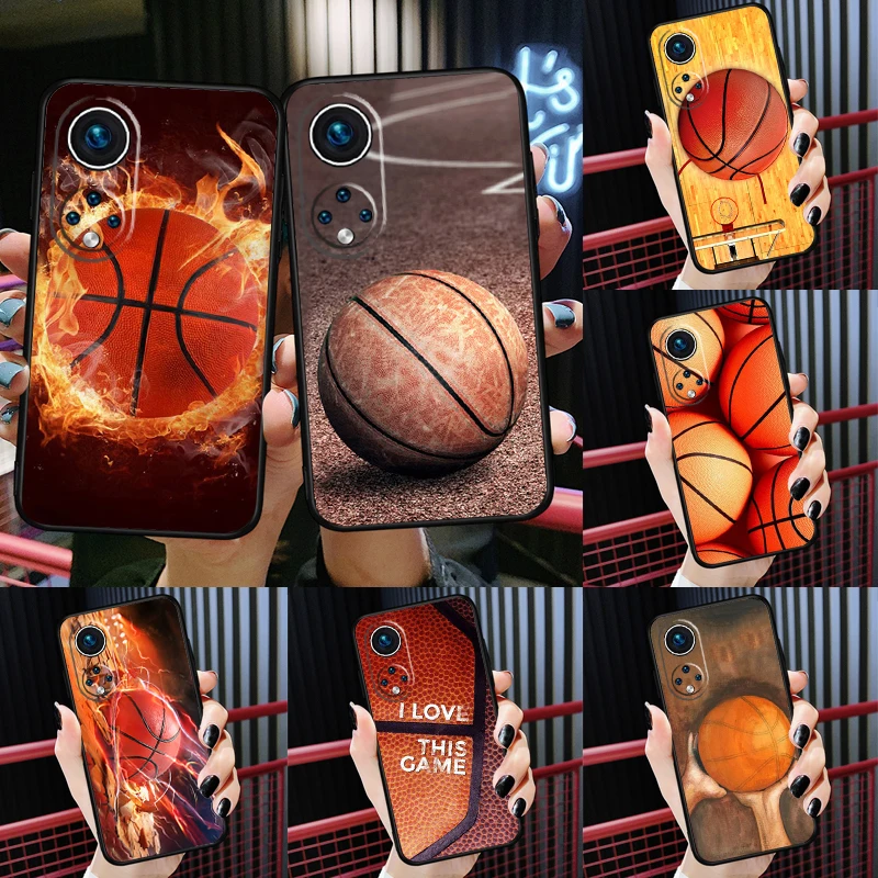 

Basketball Case For Huawei Honor 50 P50 P30 Pro P40 P20 Lite Nova 5T P Smart Z 2019 2021 Cover Coque