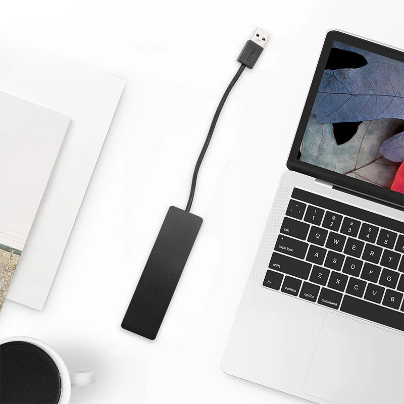 Новый 4-портовый Ультратонкий концентратор данных USB 3 0 для Mac Pro/Mini Imac Surface Pro XPS