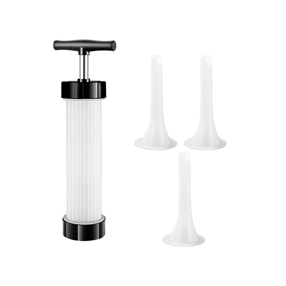 

1 Set Hand Salami Maker Sausage Maker Supplies Christmas Sausage Stuffer Sausage Casing Filler Stuffer Funnel Tubes
