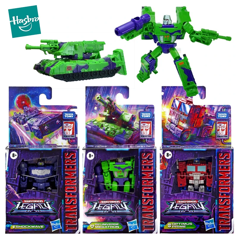 Фигурка робота Hasbro Трансформеры Optimus Prime, оригинальная экшн-фигурка Legacy G2, Megatron Shockwave, коллекционная игрушка для мальчиков
Фигурка робота Hasbro Трансформеры Optimus Prime, оригинальная экшн-фигурка Legacy G2, Megatron Shockwave, коллекционная игрушка для мальчиков