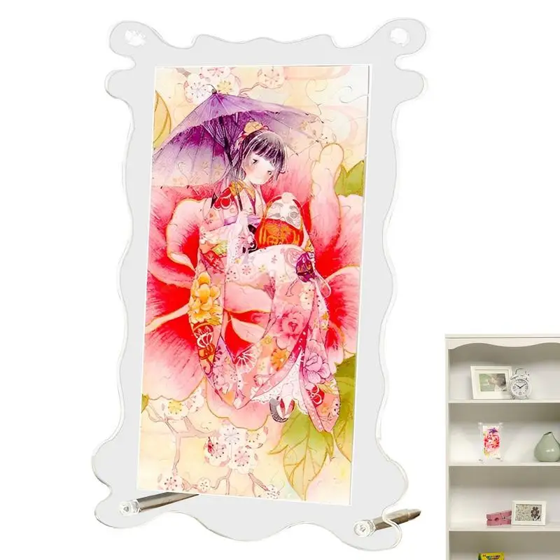 

Jigsaw Puzzle Ornaments Creative Puzzles For Adults 2D Acrylic Painting Image Jigsaw Puzzle Table Small Gift Ornaments Flower
