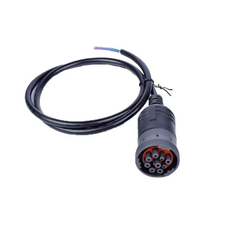 

100 см 22 AWG J1939 9pin для открытого конца для Cummins Tuck диагностический инструмент Соединительные кабели