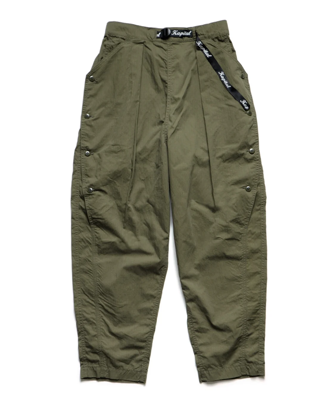 Men's Tapered Pants Loose Stretchy Military Style Chic Streetwear Unisex Trousers
