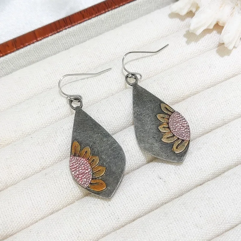 Трансграничные серьги в европейском и американском стиле с капающим маслом