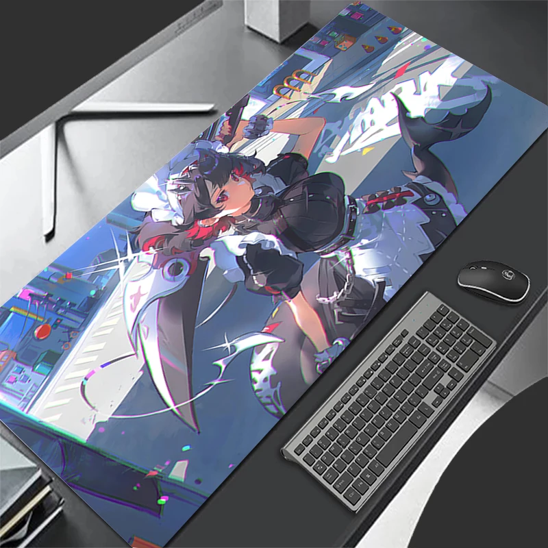 XXL Игровой Коврик Для Мыши С Комбинированной Клавиатурой — Большой Резиновый