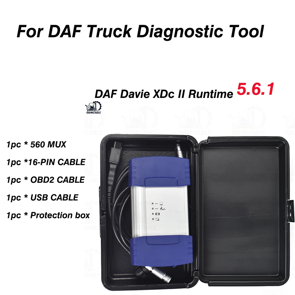 

Диагностический сканер с USB-кабелем и кабелем OBD для Davie 5.6.1