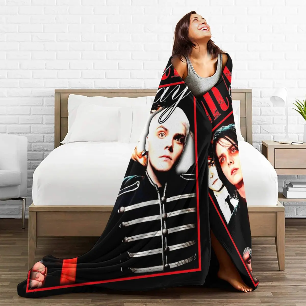 Gerard Way MCR одеяла коралловый флис плюшевое летнее многофункциональное супермягкое