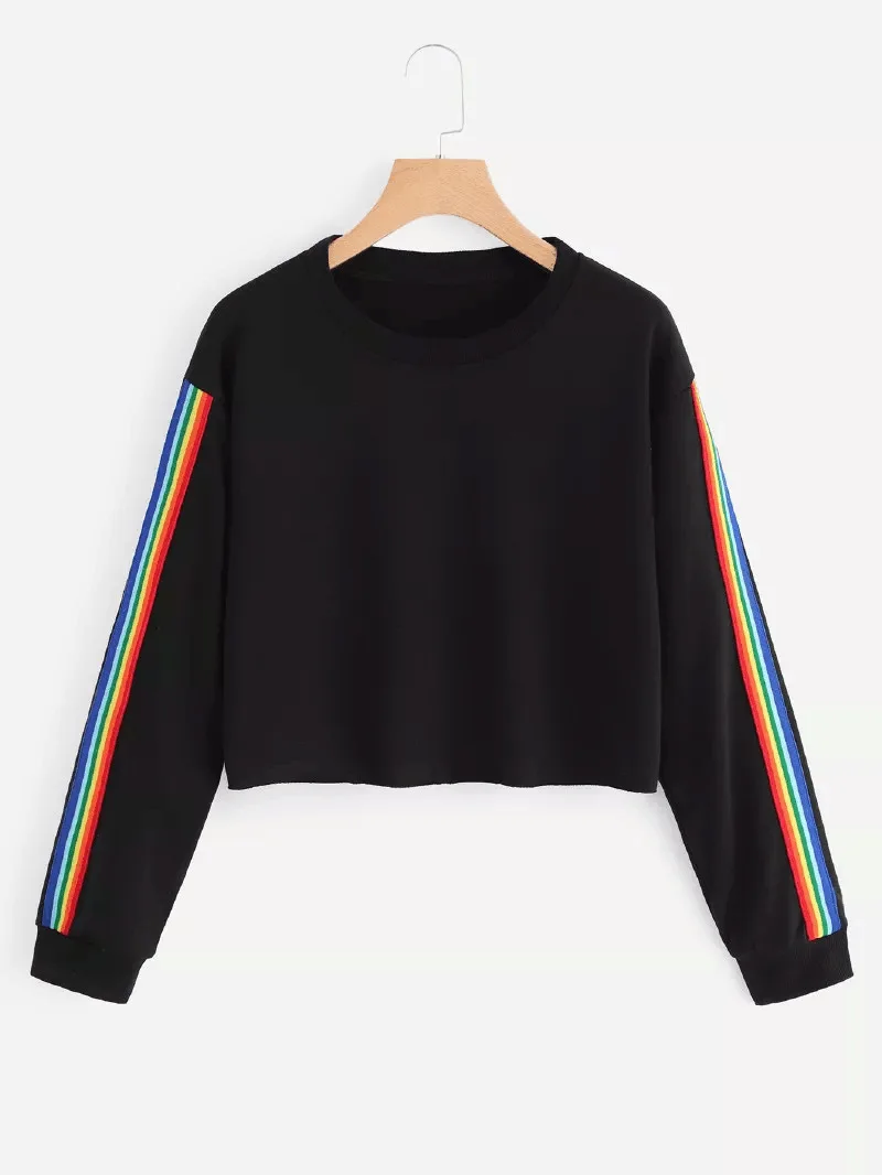 

Autumn Winter Fluffy Mohair Knitted Sweater Women Patchwork Womens Sweaters Pullover Striped white