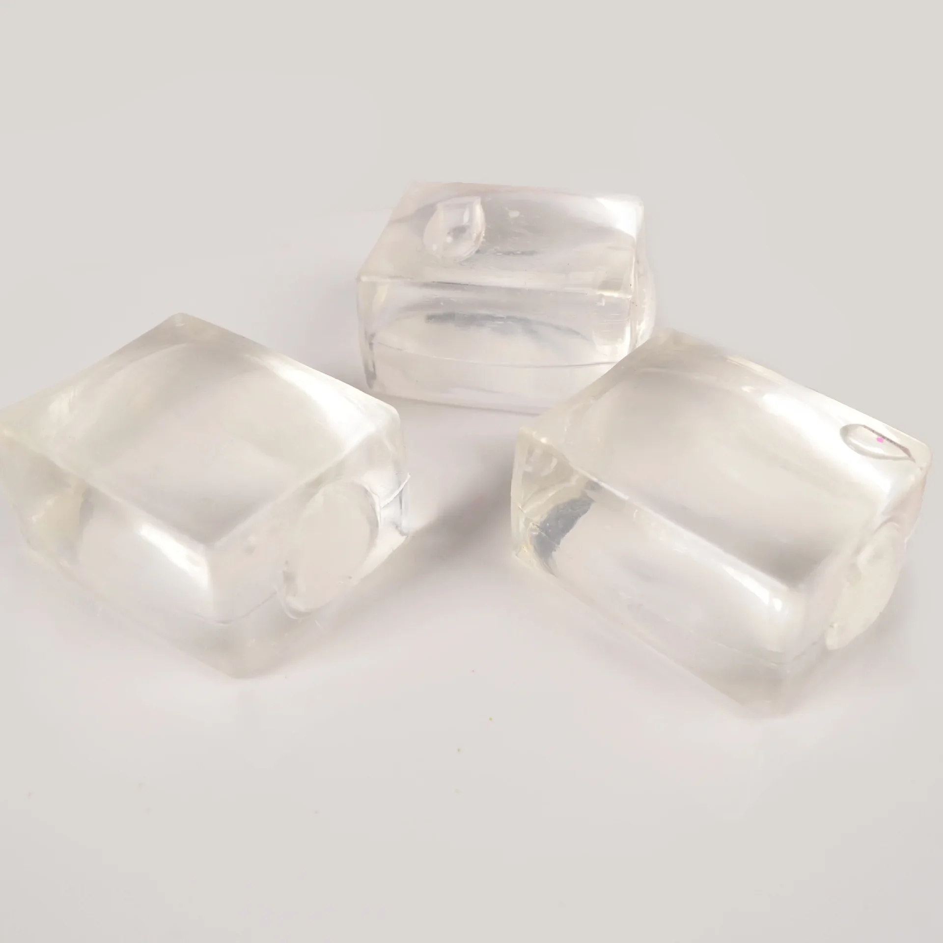 Мягкие Прозрачные Кубики для льда из термопластичной резины блестки с медленным