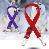 new pet supplies car seat belt dog seat belt dog leash vehicle belt adjustable strong nylon material safety rope for dog cat