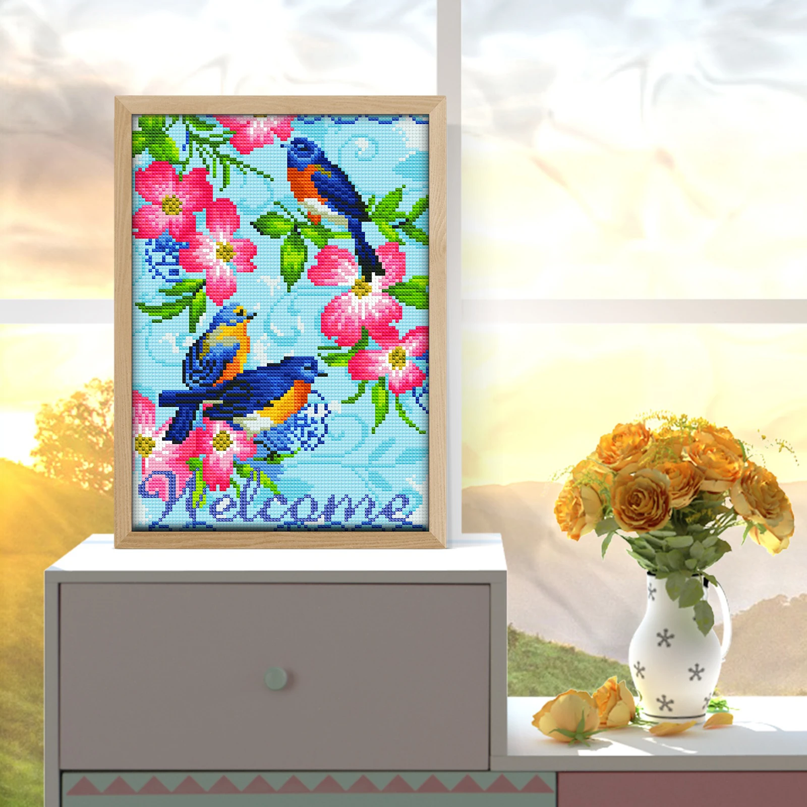 Алмазная 5D картина сделай сам вышивка крестиком светящийся в темноте рисунок с