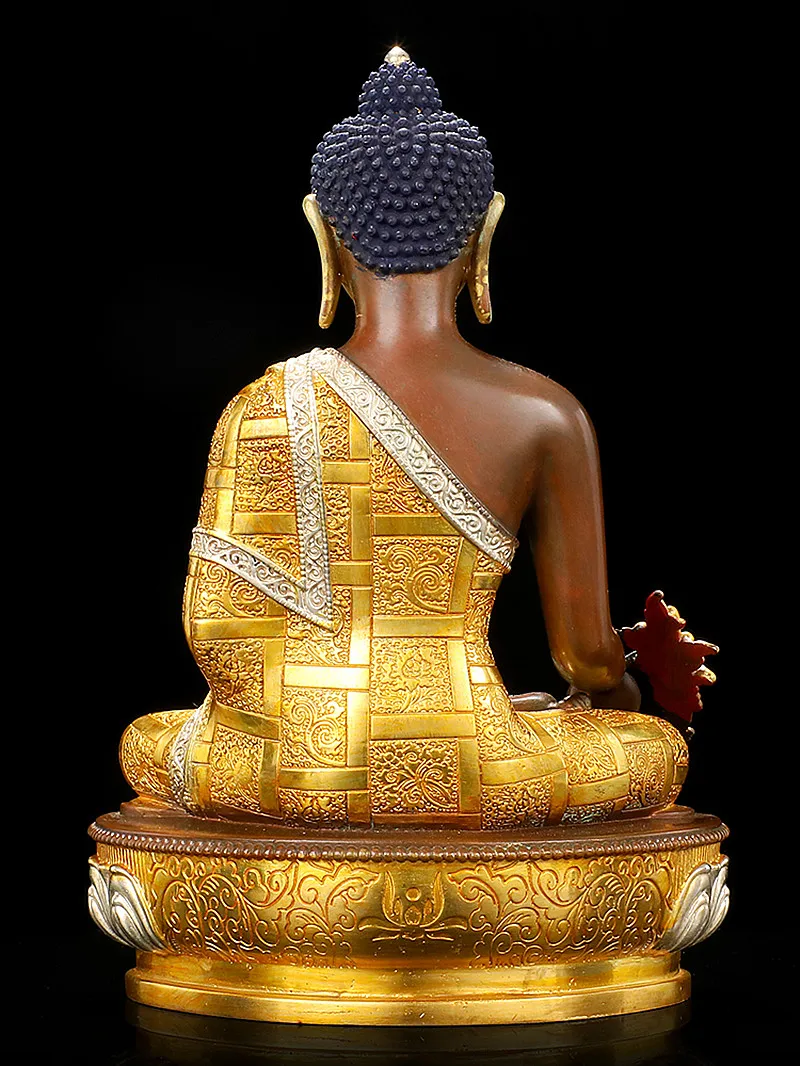 Статуэтка Бодхисаттва из чистой меди 21 5 см