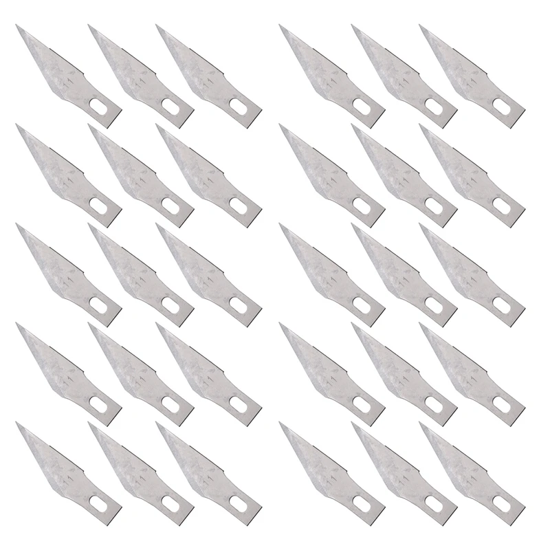 2000PCS Replacement Hobby Blade Spare Blades Steel Craft Knife Blades For DIY Art Work Cutting