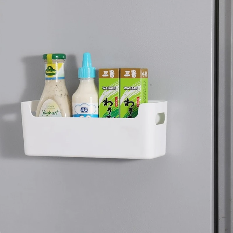 1/2 Упаковки Настенная Кухонная Полка Для Хранения Пластиковый Органайзер С