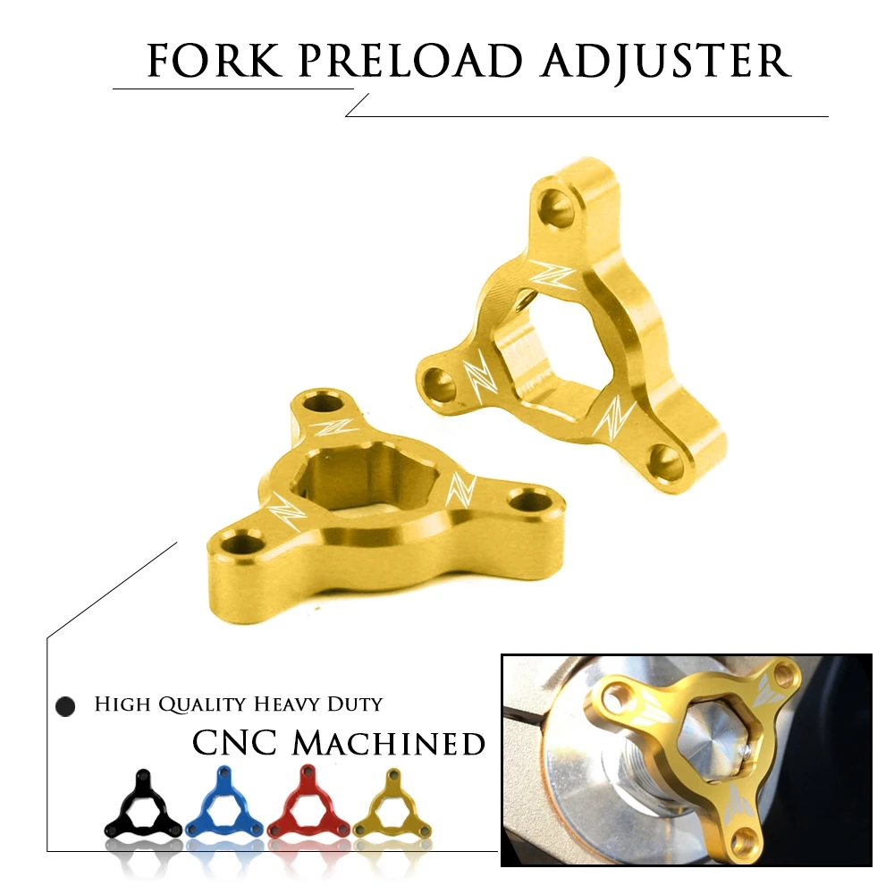 

14MM for KAWASAKI Z750 Z 750 2007 2008 2009 Desmosedici RR Motorcycle 14mm CNC Aluminum Suspension Fork Preload Adjusters