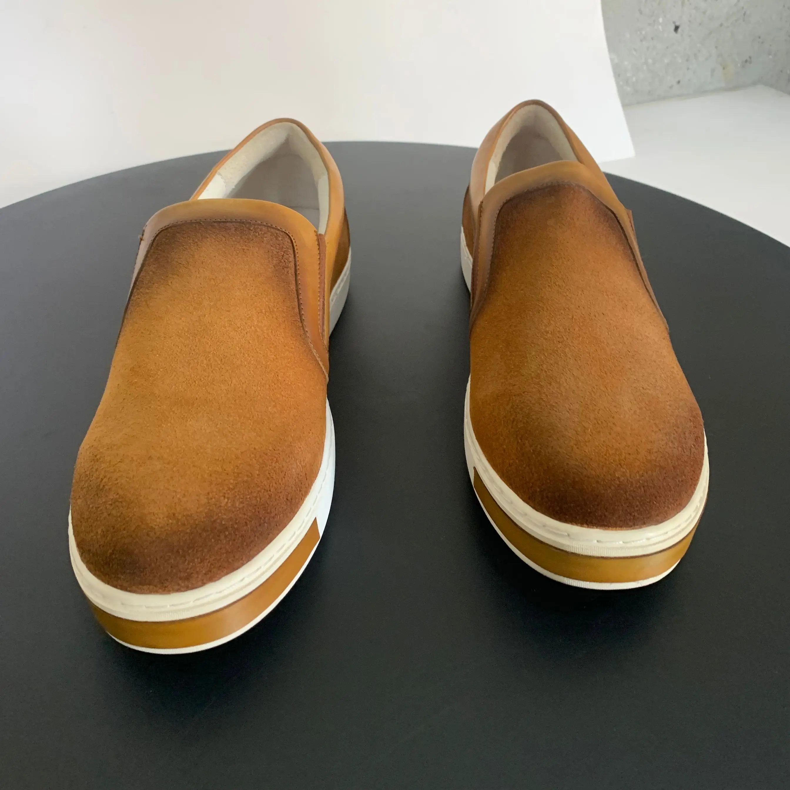

Hot Selling Handmade Leather Casual Sports Suede Loafers Ladies Wedges Wedges Shoes Ladies Luxury Women Platform Shoes