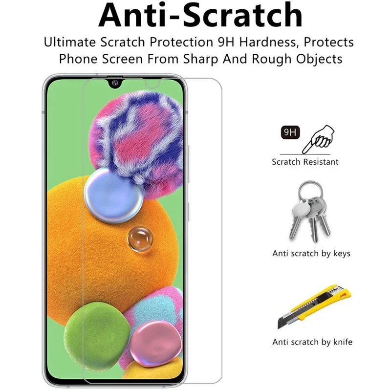 Чехол из закаленного стекла для samsung a90 5g cover on galaxy a 90 90a phone coque samsun samsumg sansung galaxi