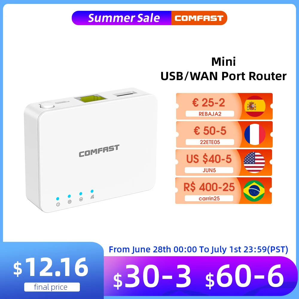 

300Mbps Mini Wireless Router Multiple Mic Usb Power Supply Wifi Router High Speed Wan Port Access Point Home Router 3dbi Antenna