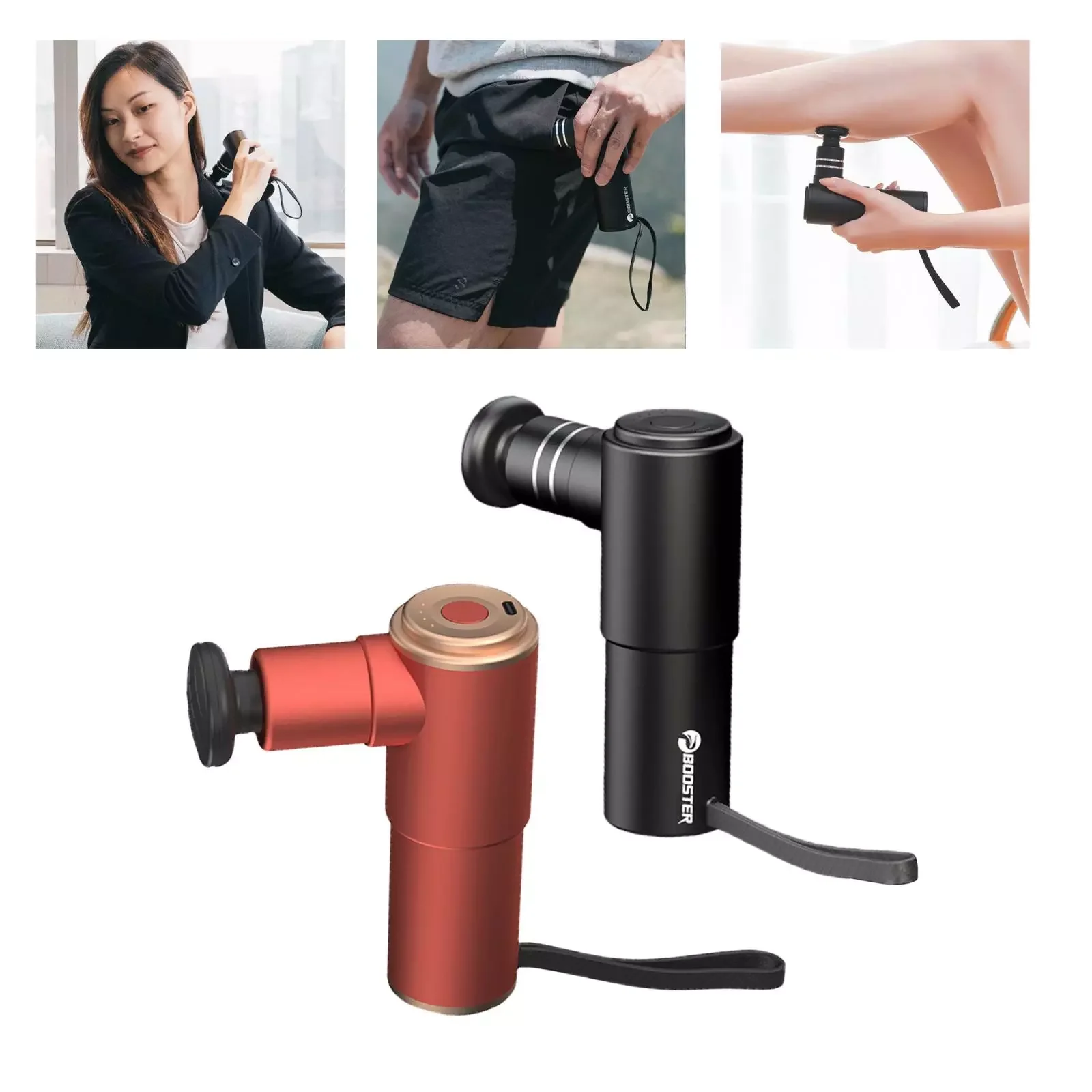 

NEW2022 Cordless Muscle Massage Gun Percussion Muscle Massager 4 heads 4 Speeds Acid Pain Relief Muscle Massager Gun