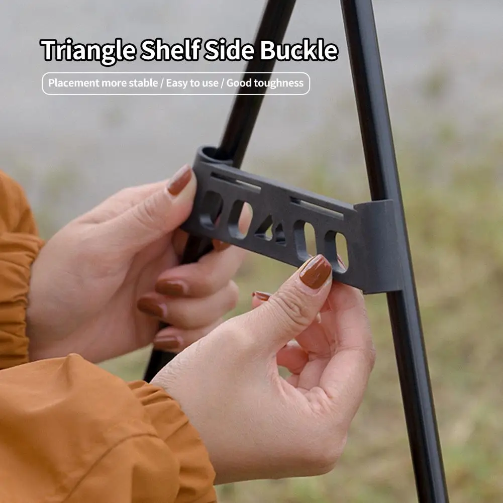 

1 пара треугольных застежек для стойки, нейлоновые треугольные боковые застежки для полки для кемпинга, стеллаж для хранения, боковые засте...