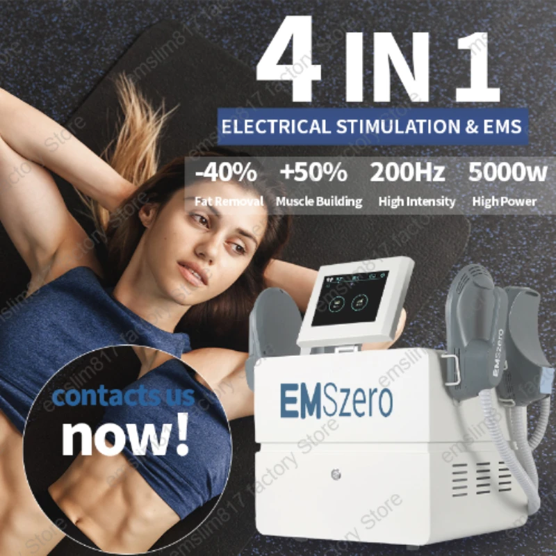 

2022 Newest HIEMT High Intensity Electro EMSlimming EMS Slimming Body Sculpt Burn Fat EMS Build Muscle Machine