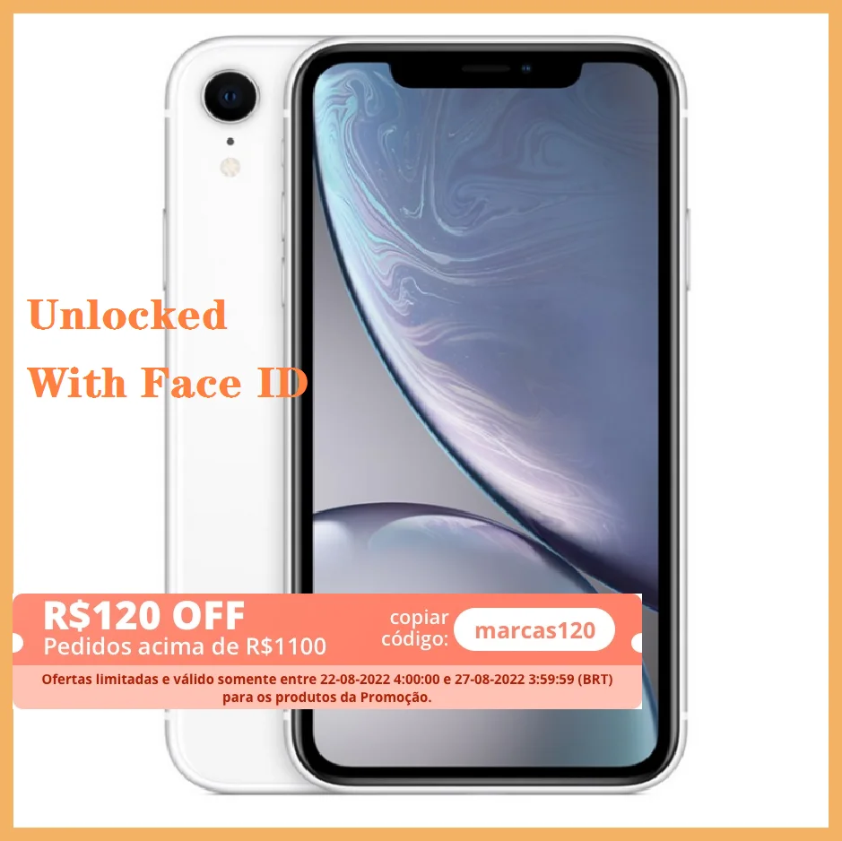 Оригинальный Apple iPhone XR 3 Гб ПЗУ 64 Гб/128 ГБ/256G разблокированный телефон EXR 4G LTE 6 1