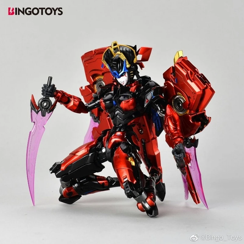 

NEW Bingotoys BT-02 Wind Girl Transformation BT02 Movable Joint Deformable Mobile Suit Girl Action Figure With Box