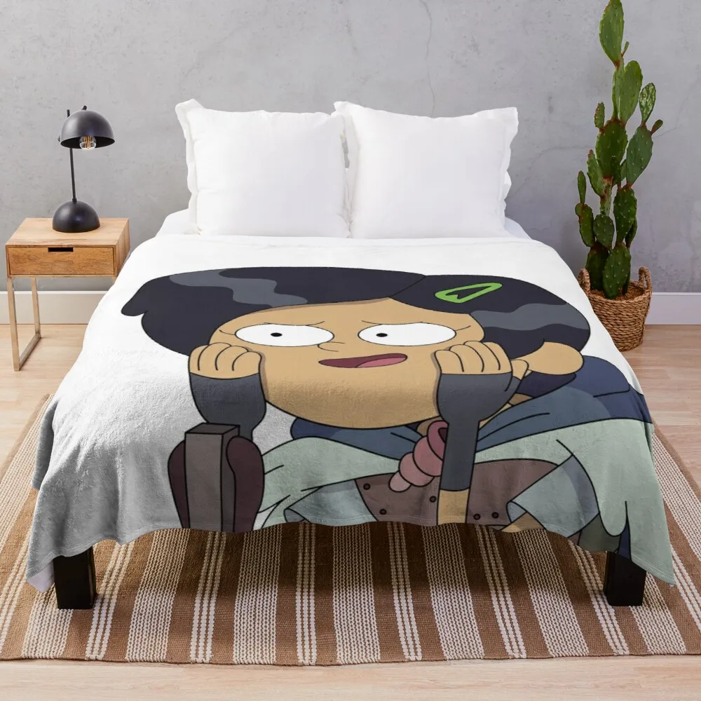 

Marcy Wu amphibia Throw Blanket Thin Wadding Blanket Large Blanket Large Knit Plaid Fleece