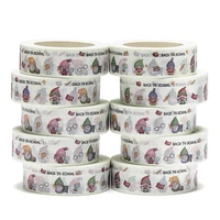 2022 new 10pcslot 15mm x 10m teacher gnome banner back to school gnome tape scrapbook masking adhesive washi tape stationery