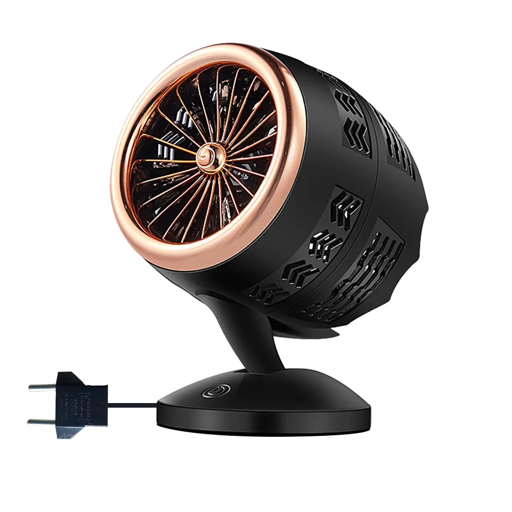 

350W Space Powered Heater Fan Portable Fast Heating Thermostat W/ EU Adapter Turbo Fan For Home Warmer Household Warm Supplies