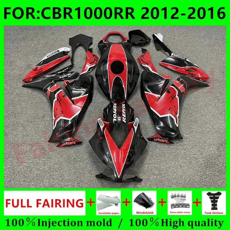 

Новый комплект обтекателей для мотоцикла ABS подходит для CBR1000RR CBR1000 CBR 1000RR 2012 2013 2014 2015 2016 комплекты обтекателей красный черный
