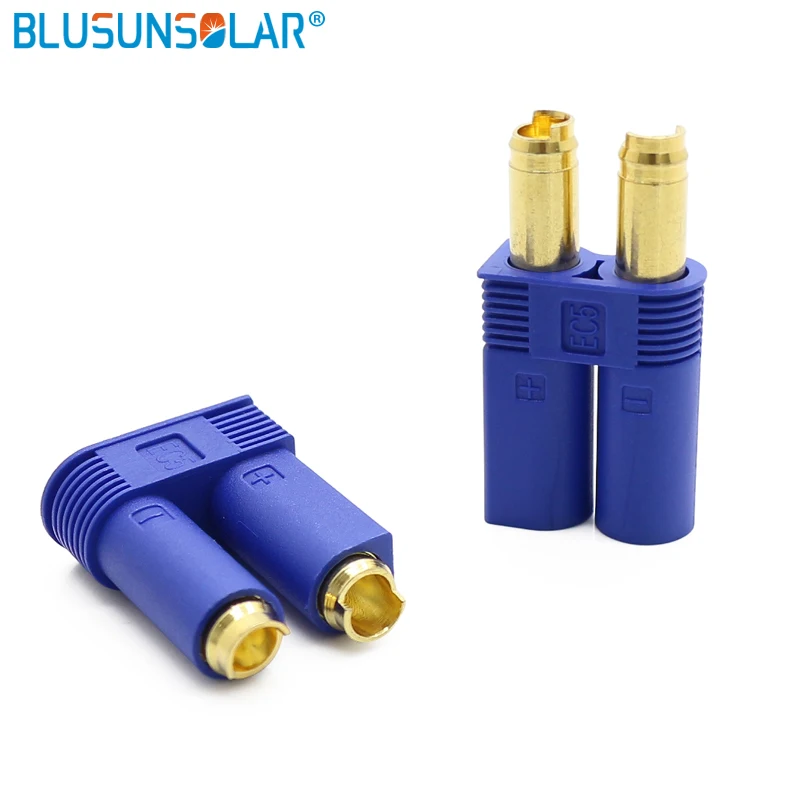 

10sets high performance Male and Female Connector 2 Male / 2 Female 5MM bullet Plugs adapter EC5 Style
