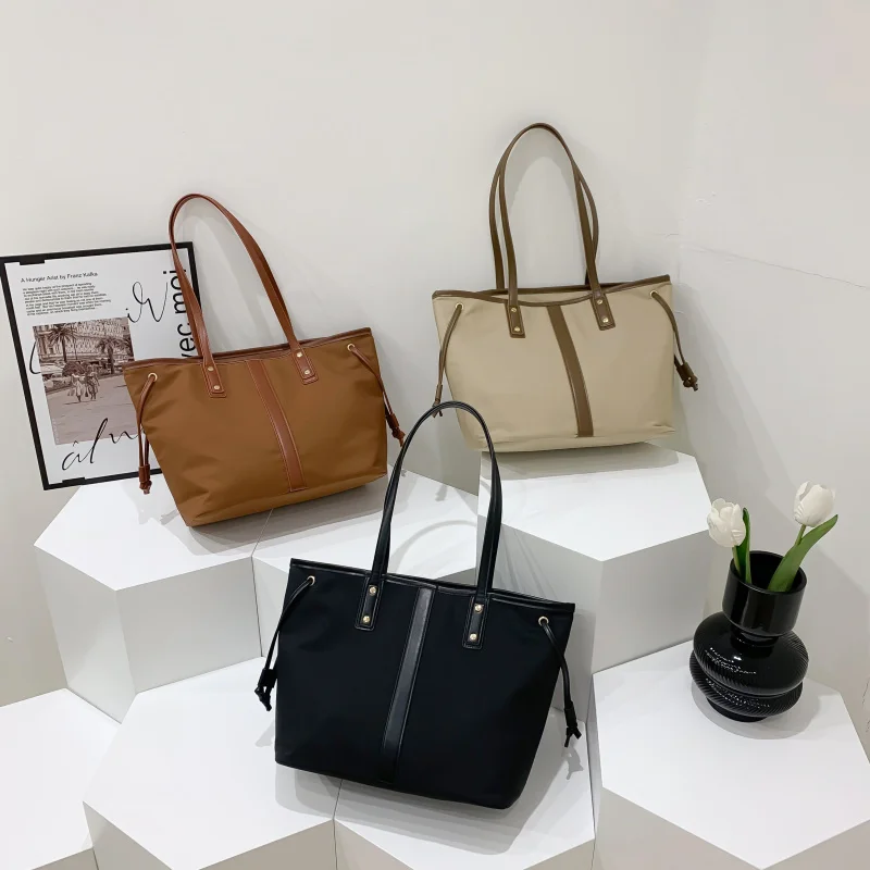 Original Design High Capacity Tote Bag for Women 2023 Nylon Bag Large Travel Shoulder Bag Female Travel Handbag Fashion Shopper