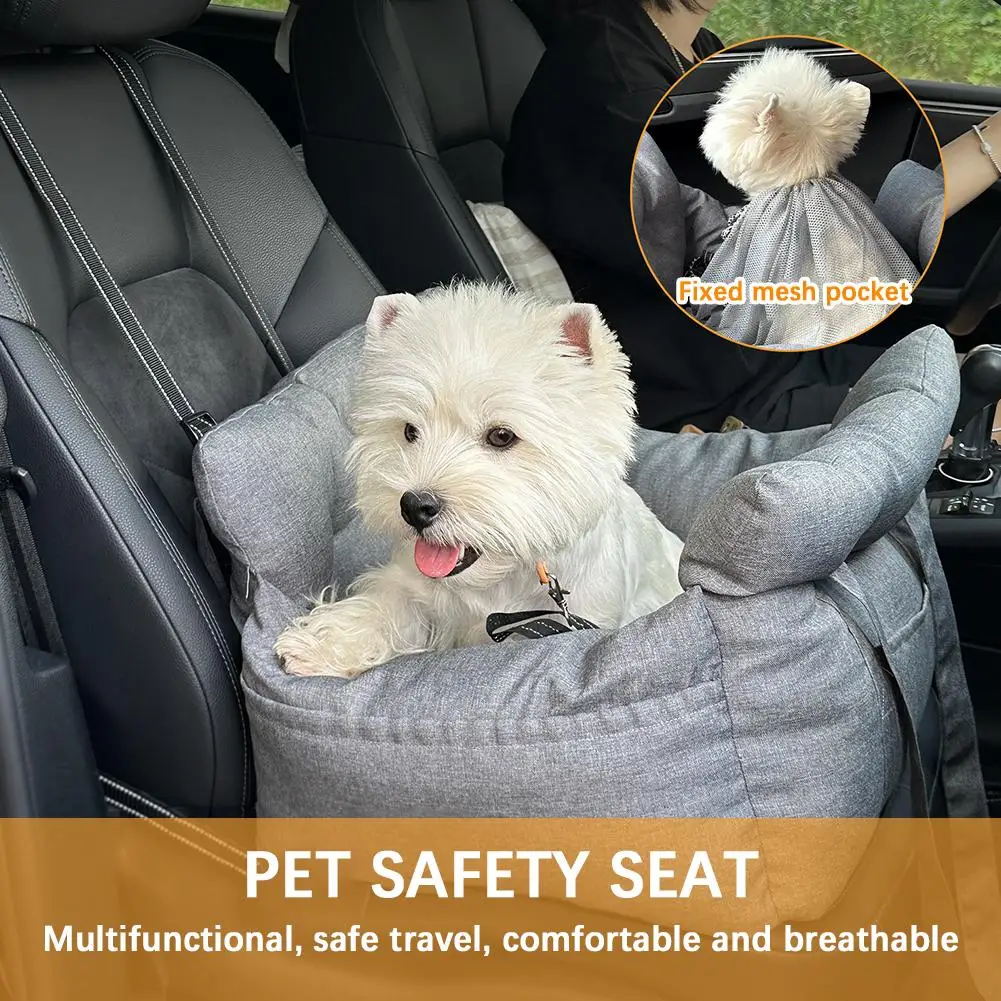 

Автомобильный вольер, четыре сезона, гнездо для собак, автомобильные безопасные сиденья, новое гнездо для домашних животных, сумка на одно плечо, автомобильное переносное гнездо для домашних животных F9J3