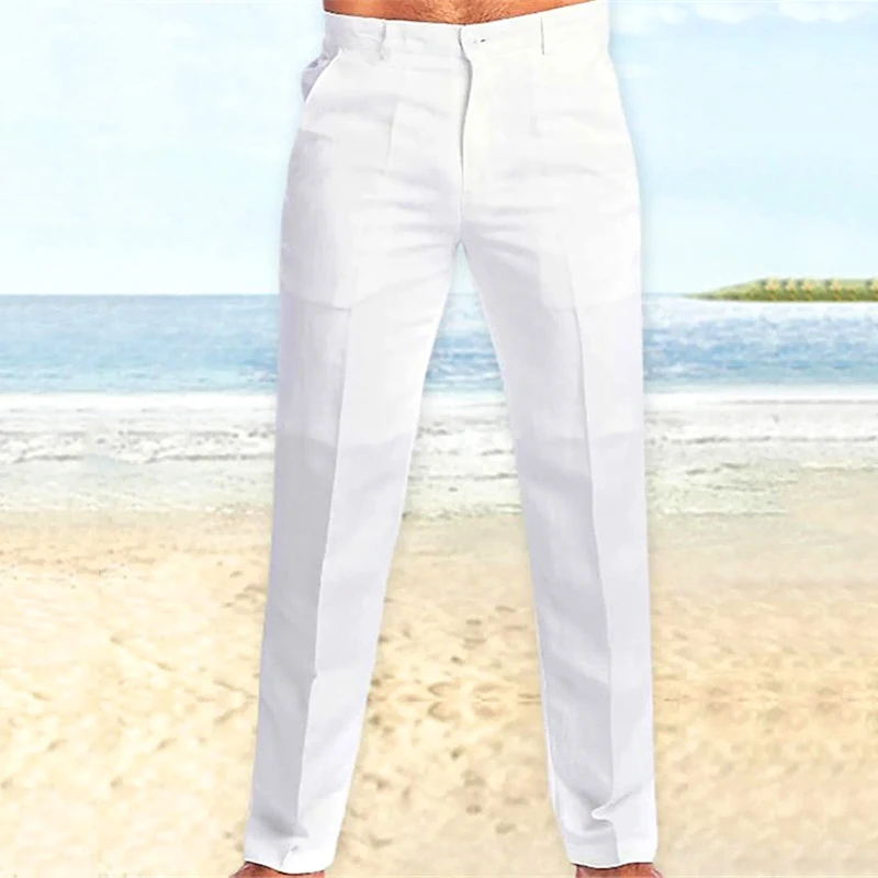 Рисунок 2 - Мужские льняные прямые однотонные