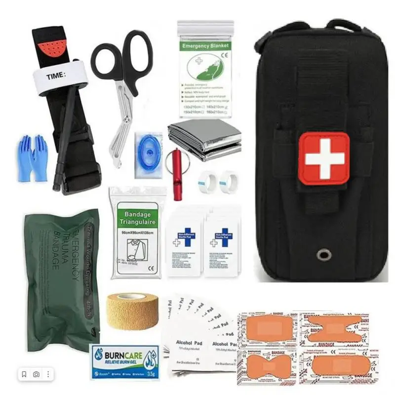

Медицинское тактическое снаряжение, комплект первой помощи, сумка EMT EDC, набор для выживания, принадлежности для чрезвычайных ситуаций, военный администратор, сумка FAK EMT для спасения носорогов