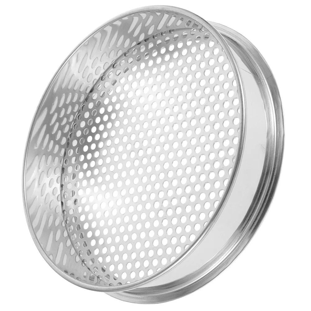 

Grading Sieve Stainless Steel Soil Sieve Round Soil Filter Sieve for Garden Soil Sifter Tool