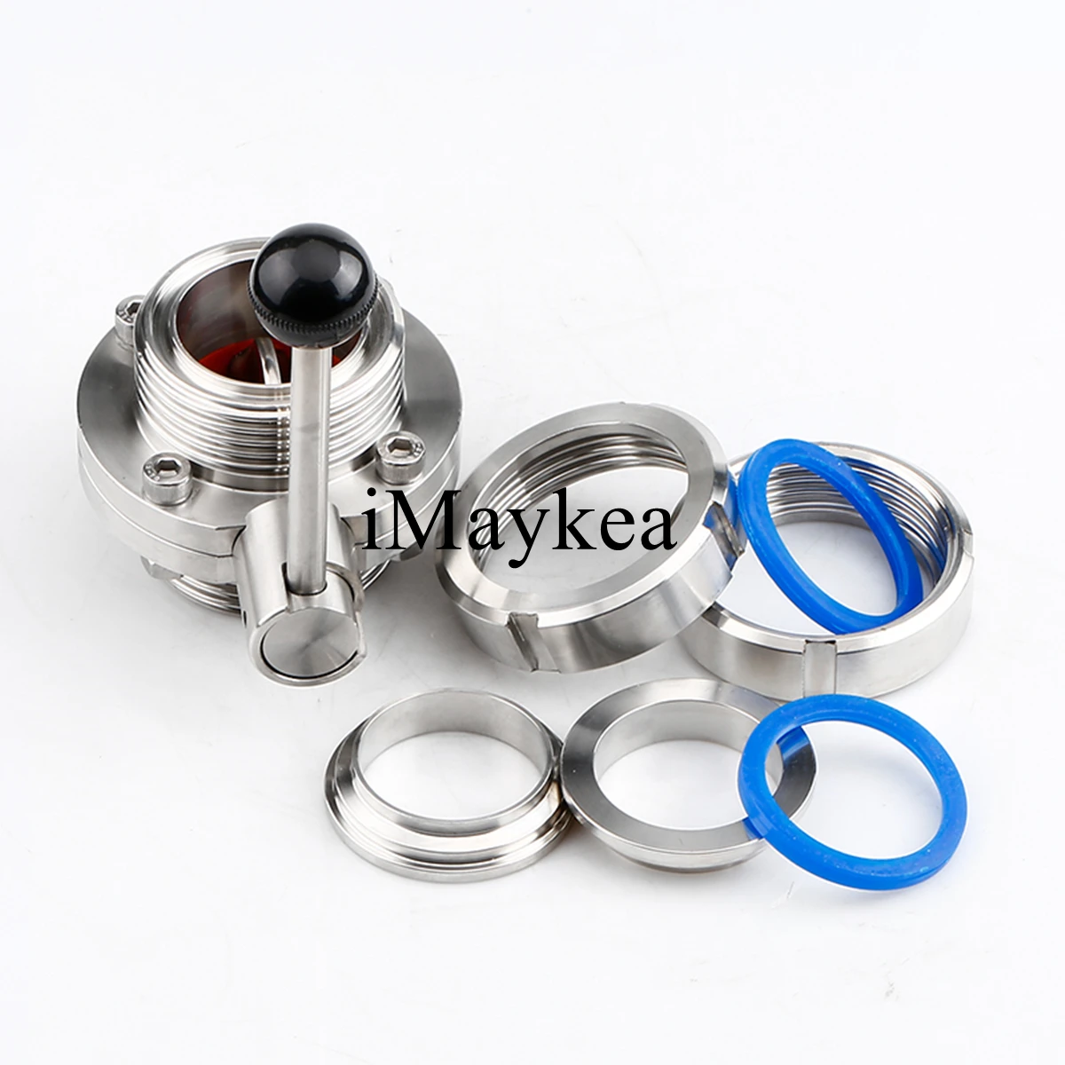 Санитарный набор клапанов-бабочек из нержавеющей стали 1/4 1-304 дюйма т наружная