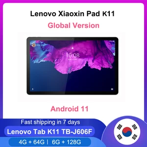 Планшет Lenovo Tab P11 K11 Xiaoxin Pad P11 Pro, экран 2020 дюйма, Восьмиядерный процессор Snapdragon, ОЗУ 4 Гб, ПЗУ 6 ГБ, глобальная прошивка