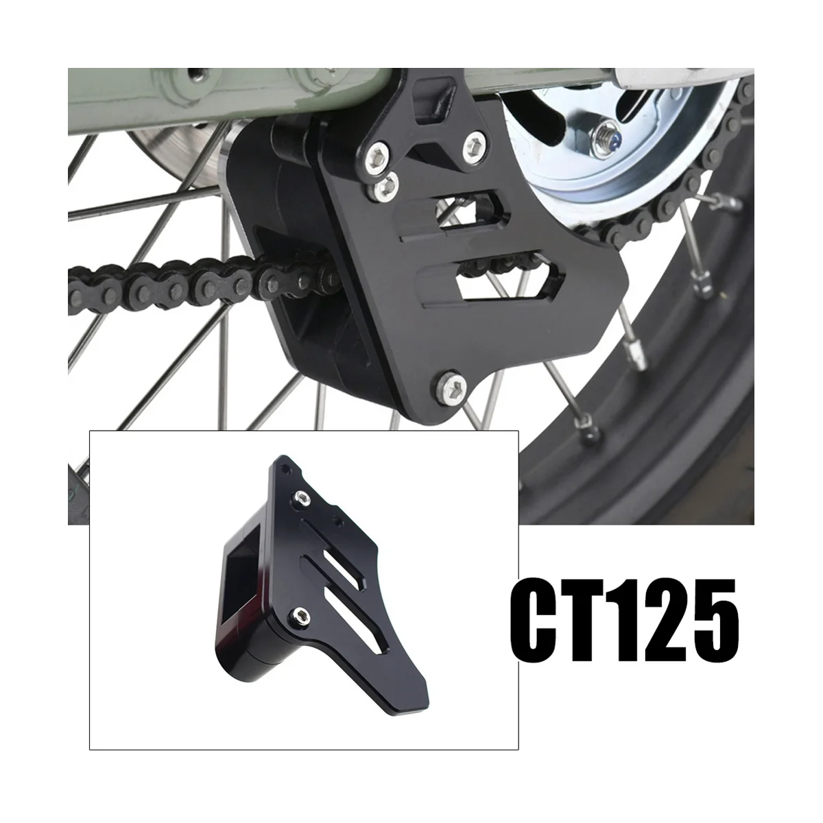 Направляющая для задней цепи мотоцикла HONDA CT125 CT 125 2020 2021 2022 вставка блока