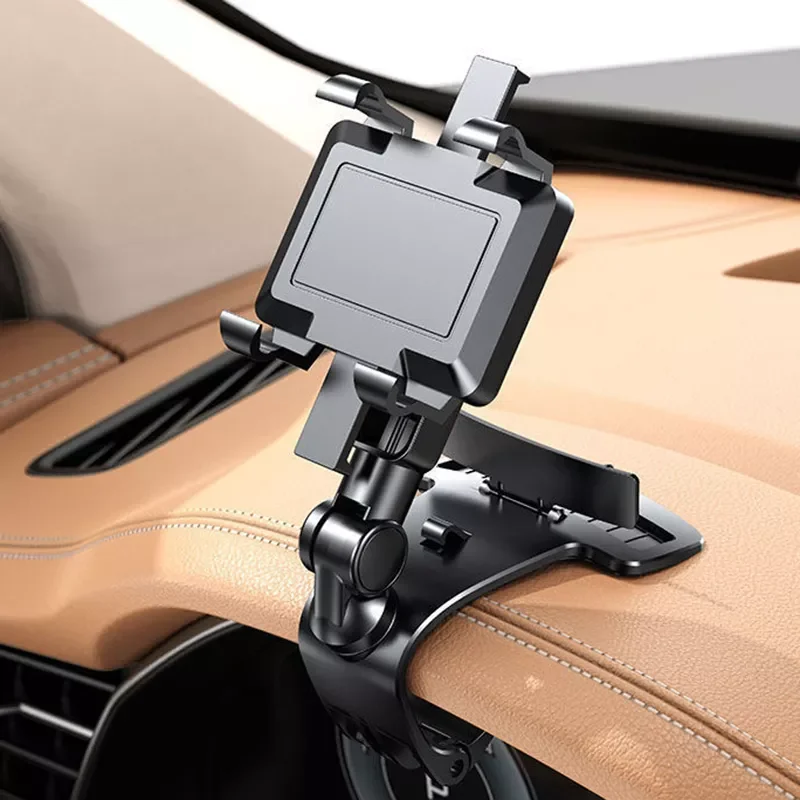 

Universal Car Phone Holder Adjustable 1620 Degree Rotation Hud Auto Dashboard Clip Cell Phone Bracket Mount Stand For Most Phone