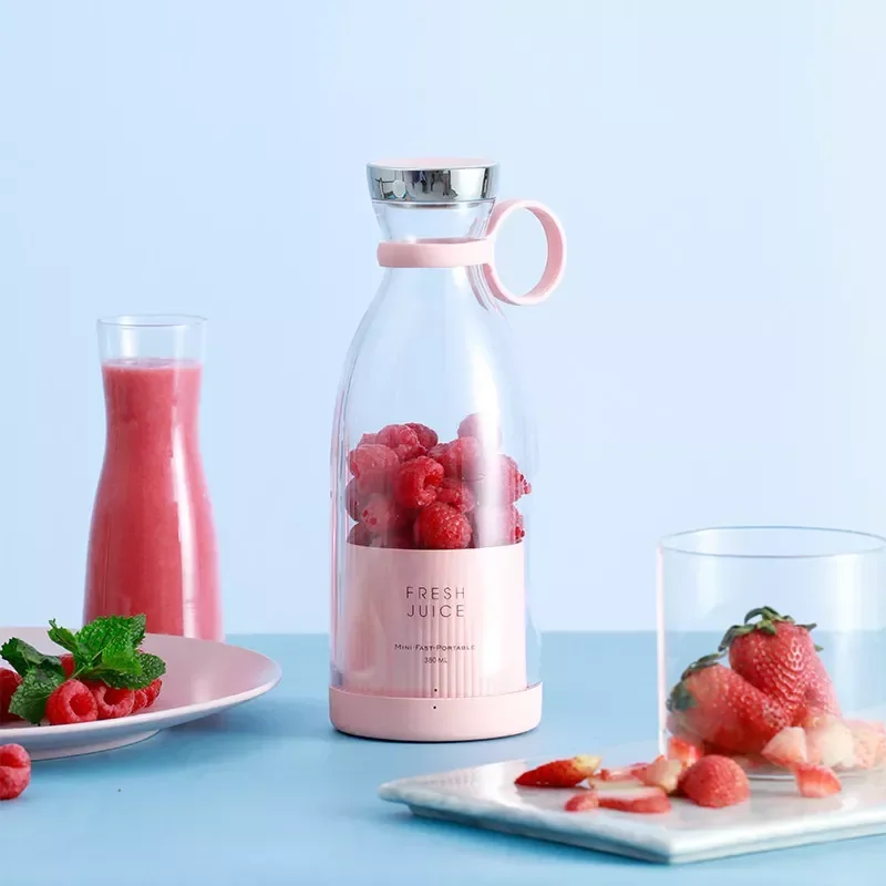 

NEW2023 Portable Juice Cup Mini Fruit Mixers Food Milkshake Squeeze Bottle Juicer Maker Home Kitchen Bar Accessories