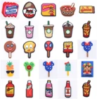 Лидер продаж, 1 шт., виды бутылок, Мультяшные украшения для обуви, аксессуары для обуви, Кроксы, подвески для браслетов, детские подарки на Рождество