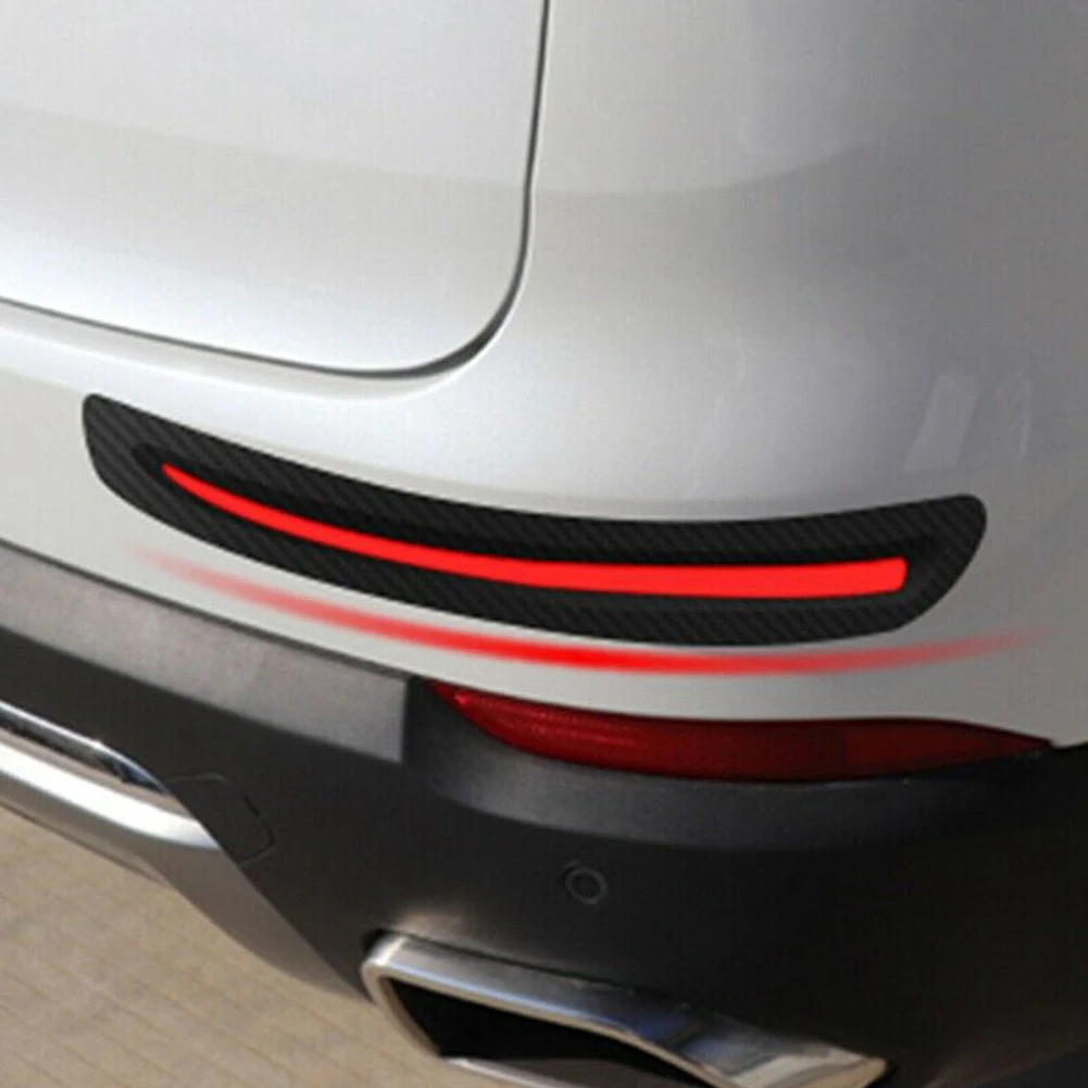 

Bumper Car Sticker Bumper Strips Beautiful And Practical Rear TPE 2pc Car Front Anti Scratch Absorb The Impact