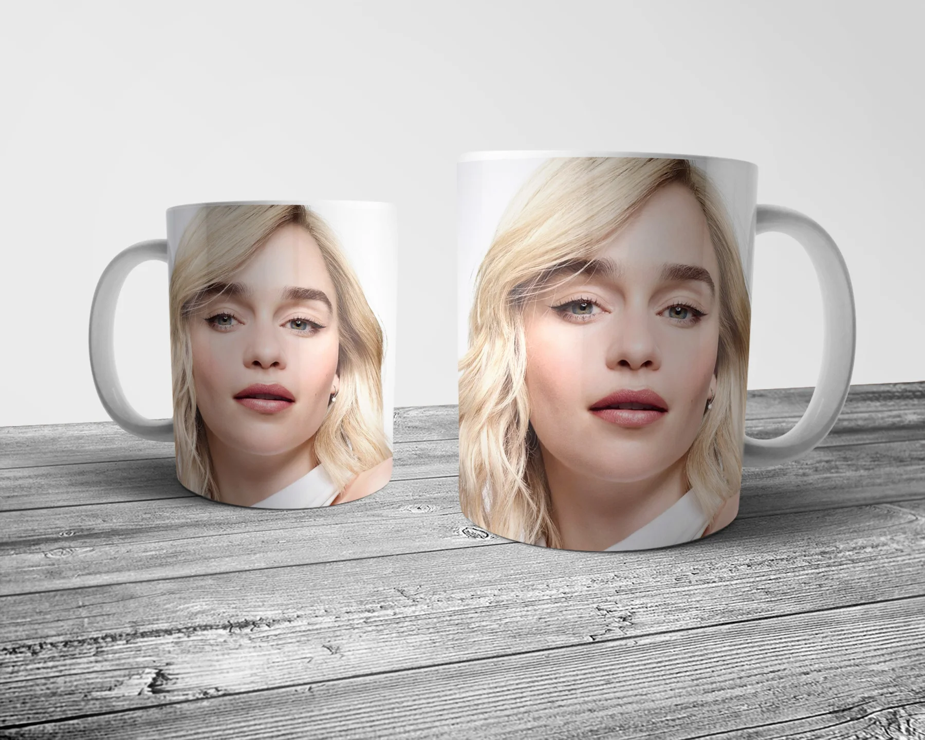 Кружка Pixxa Emilia Clarke модель чашки 4 для молока кофе чая фарфоровый подарок|Кружки| |